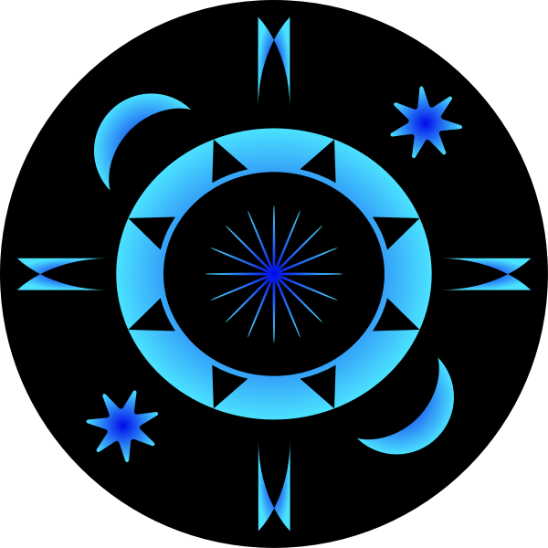 Night sky symbol
